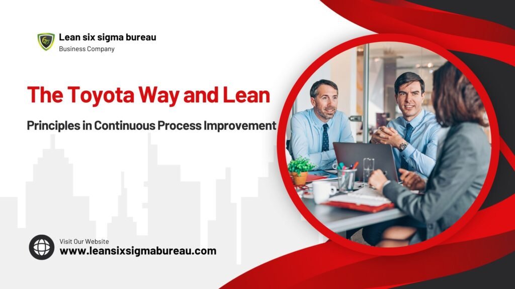 The Toyota Way and Lean Principles in Continuous Process Improvement 1 The Toyota Way and Lean Principles in Continuous Process Improvement White And Maroon Modern Principles Of Management Instagram Post