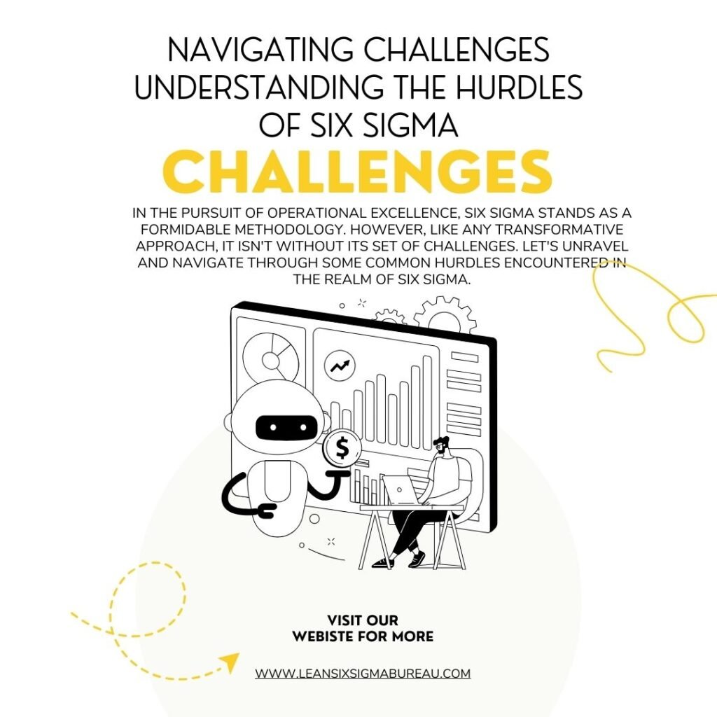 Navigating Challenges: Understanding the Hurdles of Six Sigma 1 Navigating Challenges: Understanding the Hurdles of Six Sigma Yellow Black Abstract Financial challenges Instagram Post