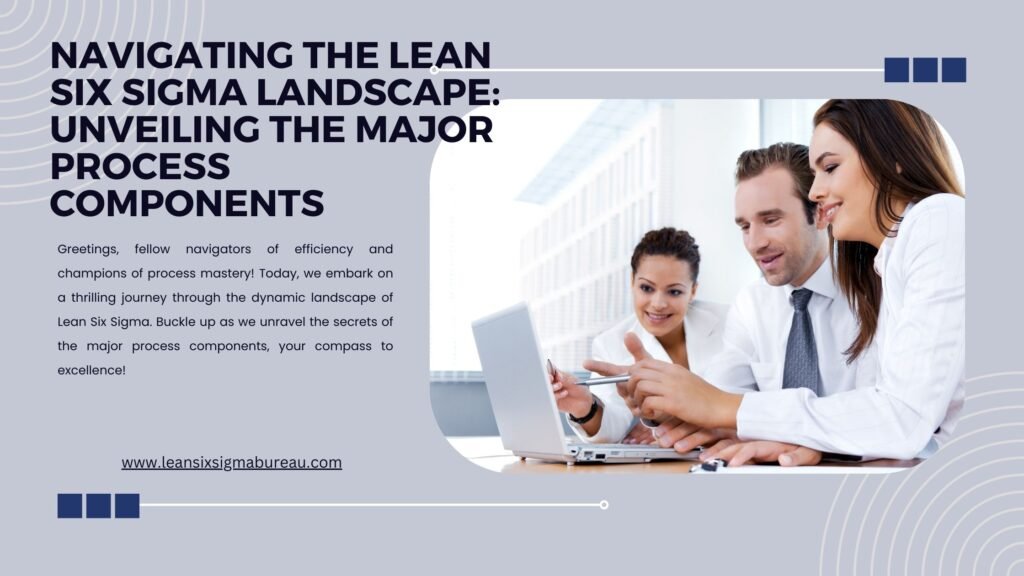 Navigating the Lean Six Sigma Landscape: Unveiling the Major Process Components 1 Navigating the Lean Six Sigma Landscape: Unveiling the Major Process Components Grey Blue Corporate Business Strategy Course Blog Banner