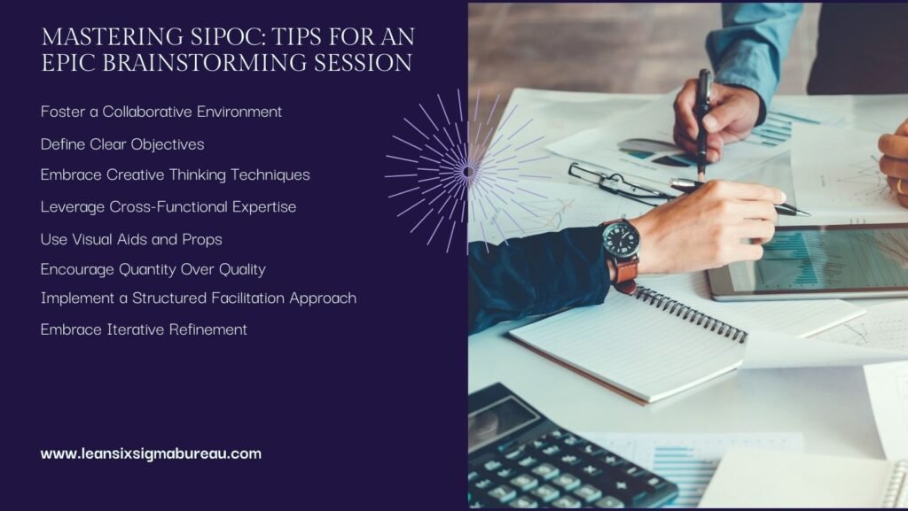 Mastering SIPOC: Tips for an Epic Brainstorming Session 1 Mastering SIPOC: Tips for an Epic Brainstorming Session Mastering SIPOC Tips for an Epic Brainstorming Session