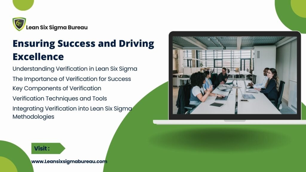 Unveiling the Power of Verification in Lean Six Sigma: Ensuring Success and Driving Excellence 1 Unveiling the Power of Verification in Lean Six Sigma: Ensuring Success and Driving Excellence White and Blue Professional Modern Technology Pitch Deck Presentation